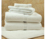 30" x 60" Rapture™ 20 lb. White XXL Bath Towel